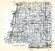 Le Sueur County, Kasota, Ottawa, Derrynane, Lanesburgh, Heidelbuerg, Montgomery, Minnesota State Atlas 1954